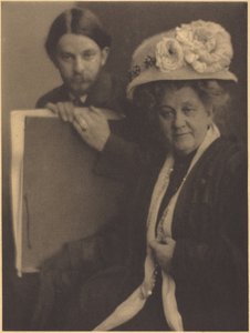 Alvin Langdon Coburn en zijn moeder, c.1909 (foto)