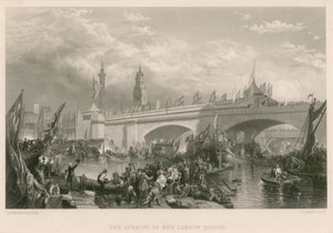 De opening van de nieuwe London Bridge