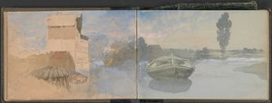 Isle of Wight en Kent Schetsboek door Clarkson Stanfield