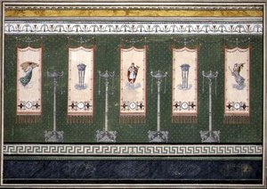 Ontwerp voor Empire-muurdecoratie door Claude Amie Chenavard
