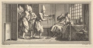 Touw Brengen naar de Gevangene door Claude Augustin Duflos