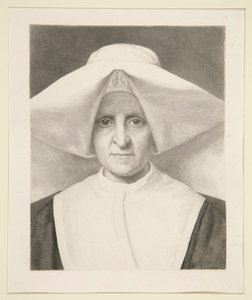 La Soeur Rosalie (Jeanne-Marie Rendu) door Claude Ferdinand Gaillard