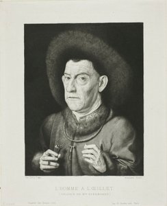De man met de roze door Claude Ferdinand Gaillard