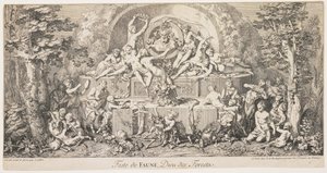 Festival van Faun, God van de Bossen, ca. 1740