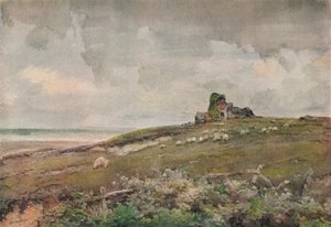 Een oude ruïne in Suffolk, ca. 1915 door Claude Hayes