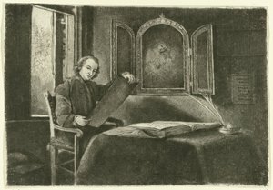 Portret van Ponce-François Copette als Abraham Francen