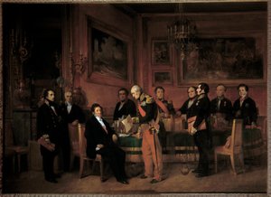 Raad van Ministers in het Palais des Tuileries