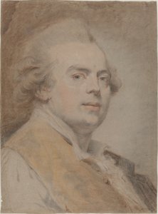 Zelfportret door Claude Jean Baptiste Hoin