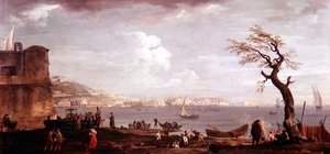 Baai van Napels vanuit het zuiden