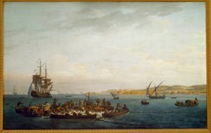 Tonijnvisserij door Claude Joseph Vernet