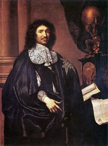 Portret van Jean-Baptiste Colbert door Claude Lefebvre