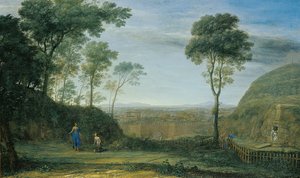 Landschap met Christus die verschijnt voor de heilige Maria Magdalena ("Noli me tangere")