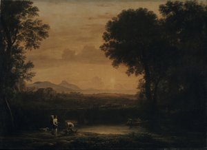 Landschap met Tobias en de Engel, 1663