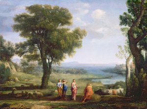 Landschap met de Heliaden op zoek naar hun broer Phaëton