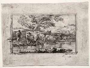 De kudde bij de drinkplaats, 1635
