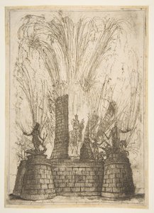 De Ronde Toren Gebroken om het Standbeeld van de Koning van de Romeinen te Onthullen door Claude Lorrain