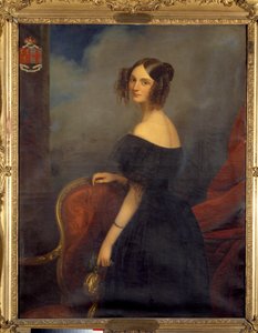 Portret van de hertogin van Valencay, gravin van Talleyrand Perigord geboren Anne Louise de Montmorency (1810-1855)