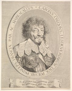 Charles I de Créquy, hertog van Lesdiguières, 1633 door Claude Mellan
