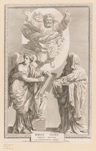 God met personificatie van Geschiedenis en Profetie