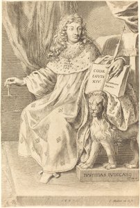 Lodewijk XIV door Claude Mellan
