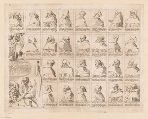 Martelaren van de Orde van Notre-Dame-de-la-Merci (deel rechtsonder) door Claude Mellan