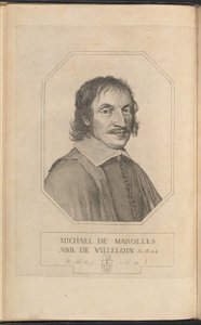 Michel de Marolles door Claude Mellan