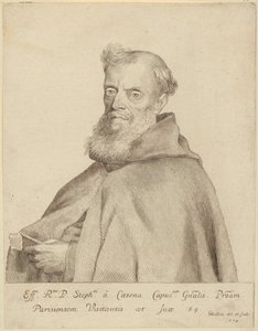 Portret van Étienne da Cesena door Claude Mellan