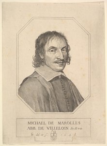 Portret van Michel de Marolles, 1648