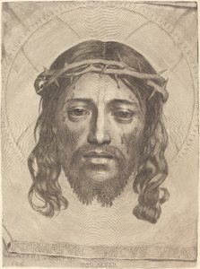 De Zweetdoek van Sint Veronica door Claude Mellan