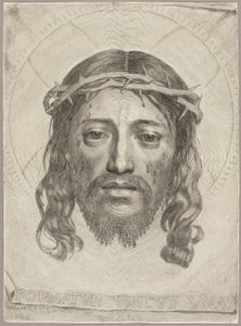 De Zweetdoek van Sint Veronica door Claude Mellan