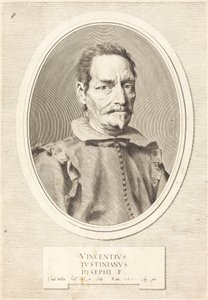 Vincenzo Giustiniani door Claude Mellan