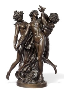 De Drie Gratiën, ca. 1860 door Claude Michel (after) Clodion