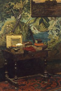 Een hoek van het atelier, door Claude Monet