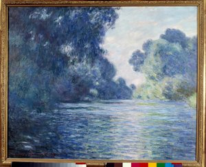 Arm van de Seine nabij Giverny door Claude Monet