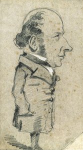 Karikatuur van Eugène Marcel door Claude Monet