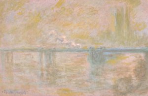 Charing-Cross Brug in Londen, c. 1902