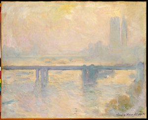 Charing Cross Bridge, 1903 door Claude Monet