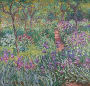 De tuin van de kunstenaar in Giverny. 1900