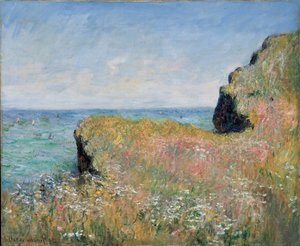 Rand van de klif, Pourville, 1882