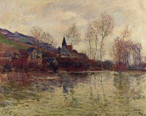 Overstromingen in Giverny, 1886