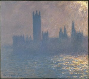 Houses of Parliament, effect van zonlicht