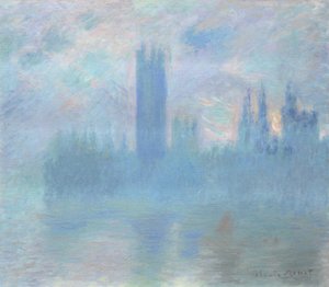 Houses of Parliament, Londen, 1900-01 door Claude Monet