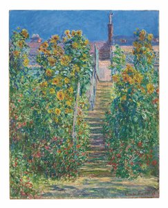 De Trap in Vétheuil door Claude Monet