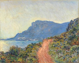 La Corniche bij Monaco door Claude Monet