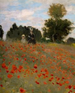 De Klaprozen in Argenteuil door Claude Monet