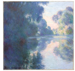 Ochtend op de Seine, 1897 door Claude Monet