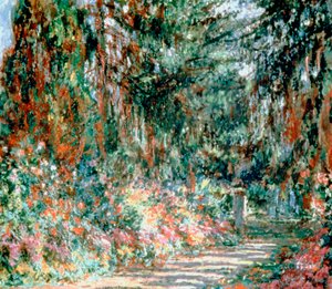 Monets Tuin ca. 1880