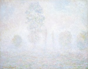 Ochtendnevel door Claude Monet