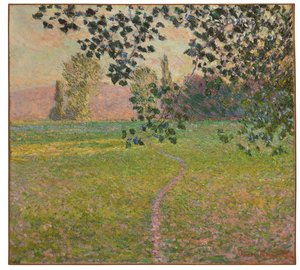 Ochtendlandschap, 1888 door Claude Monet