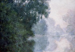 Ochtend aan de Seine, Mist Effect, 1897 door Claude Monet